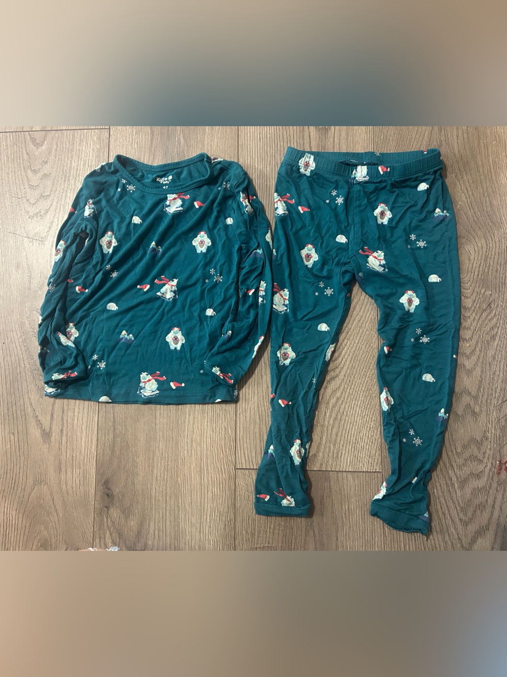 Kyte baby - Christmas yeti print - 4T